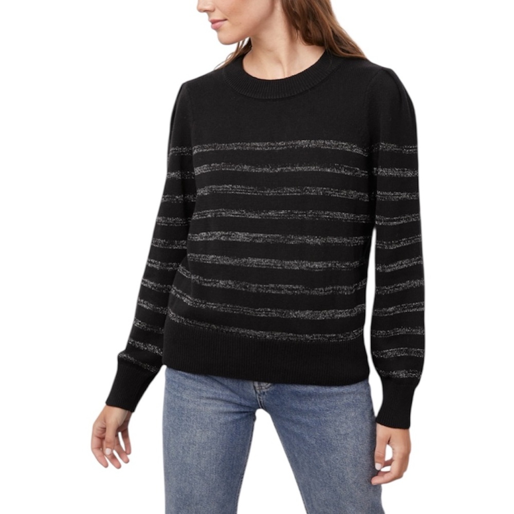 NWT Rails Black Metallic Allegra Sweater - Sz S